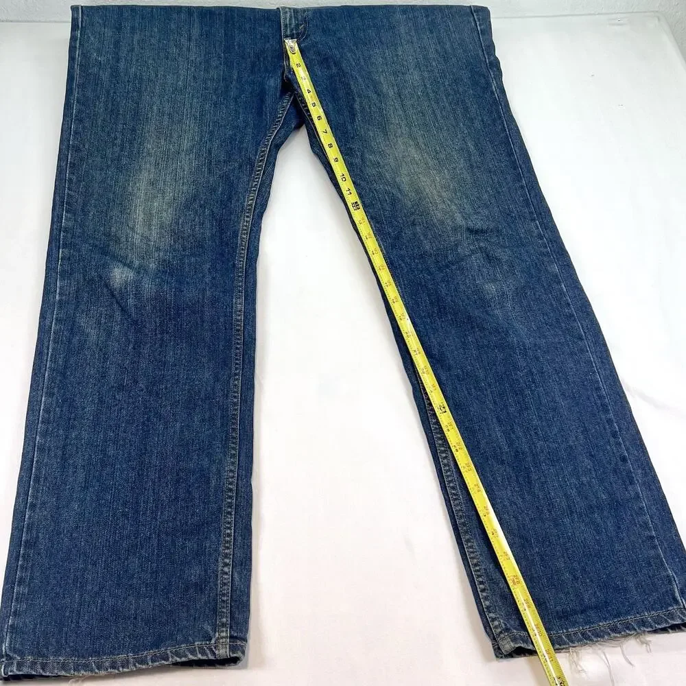 Levi’s 559 Jeans Men 40x32 Relaxed Straight Blue Denim Distressed Faded